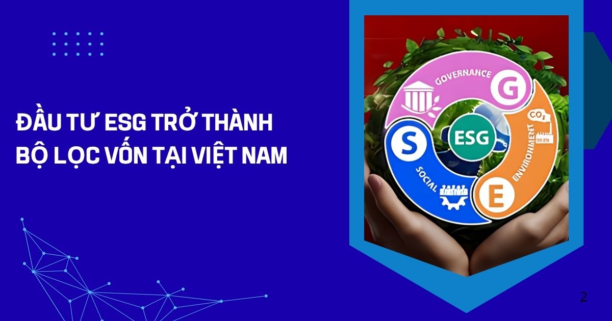 dau tu esg tro thanh bo loc von tai viet nam